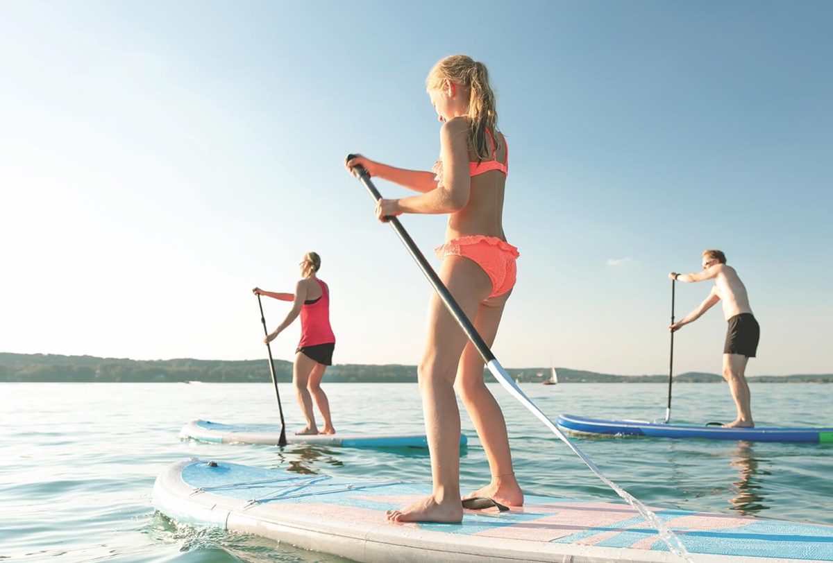 paddleboard at The Summit